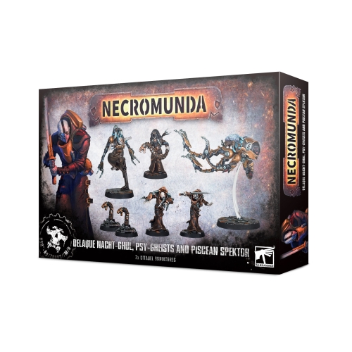 Cheap Miniatures Necromunda Delaque Nacht-Ghul, Psy-Gheists and Piscean Spektor from Games Workshop